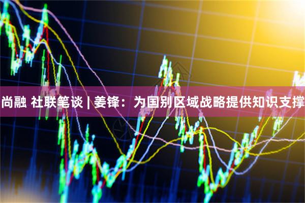 尚融 社联笔谈 | 姜锋：为国别区域战略提供知识支撑