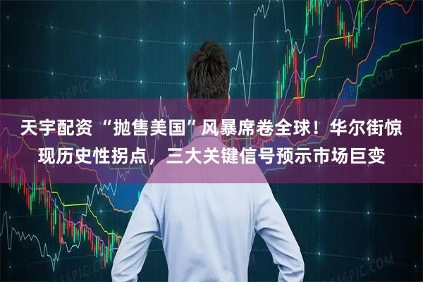 天宇配资 “抛售美国”风暴席卷全球！华尔街惊现历史性拐点，三大关键信号预示市场巨变