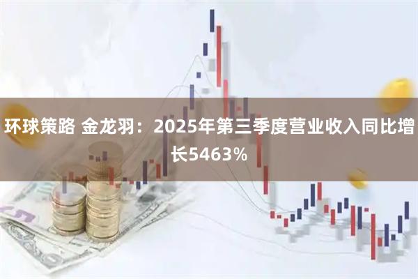 环球策路 金龙羽：2025年第三季度营业收入同比增长5463%